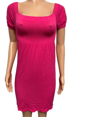barbie pink beach dress Romantic White Babydoll Mini Dress M main image 1