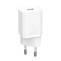 Baseus Super Si USB-C 20W Pd SchnellladegeräT Weiß, Kompakt и Effizient