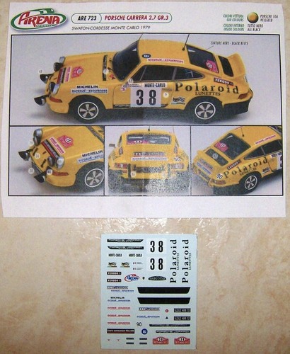 pasionslot - Porsche 911 SC Montecarlo 1982 - Decoración y S&B de Coches