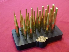 GRACE USA  BP-20S-BB   20PC BRASS PIN PUNCH & ROLL PUNCH SET GUNSMITH  MACHINIST