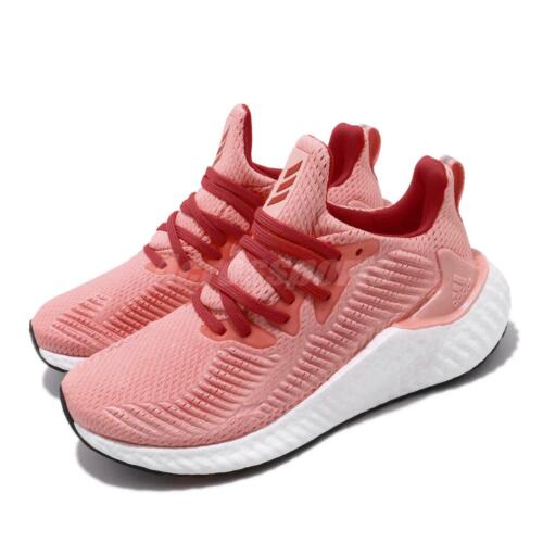 adidas Women's alphaboost running shoes white