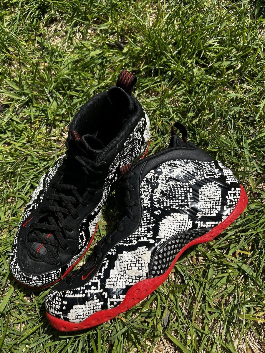 NICE Nike size 12 Air Foamposite One Albino Snakeskin (314996-101) Men’s  Shoes
