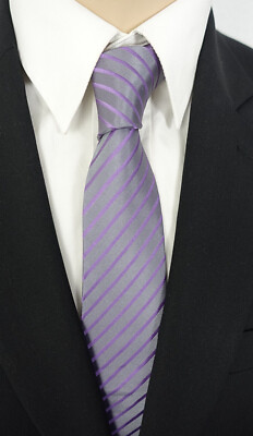 NEU - Bonetti Anlass / Business Krawatte - flieder-violett - SlimFit - Hochzeit!