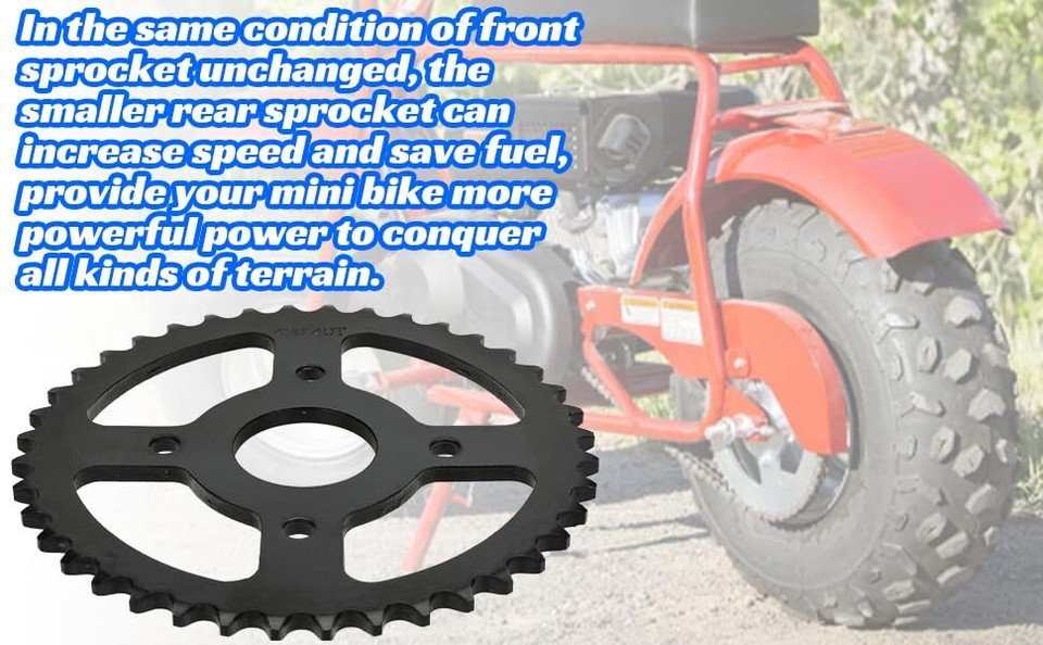 40 Zähne Kettenritzel 40/41/420 - Für Coleman Baja TrailMaster Mini Bike Go Kart
