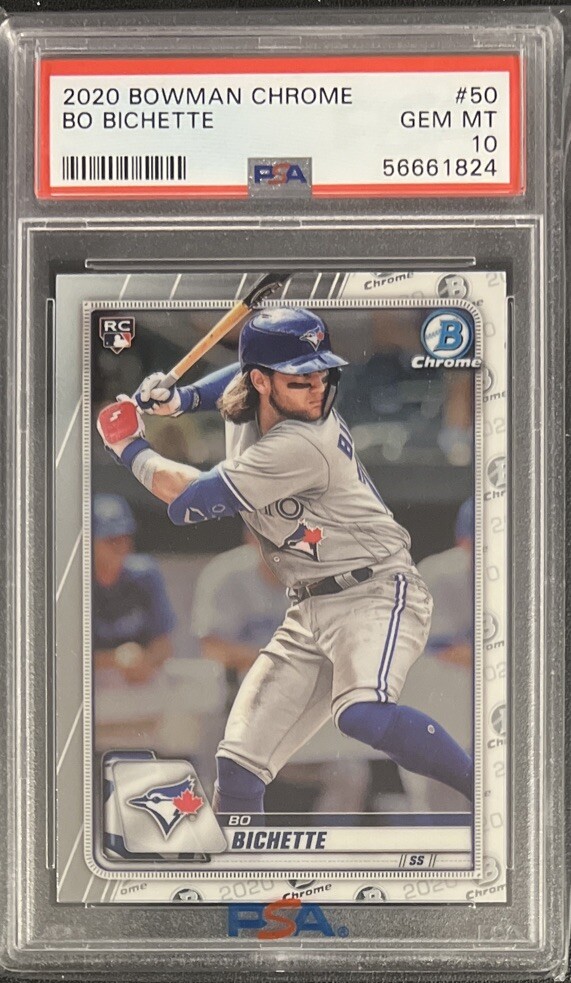 2020 Bowman Chrome Bo Bichette 50 Rookie PSA 10 GEM MINT Blue Jays