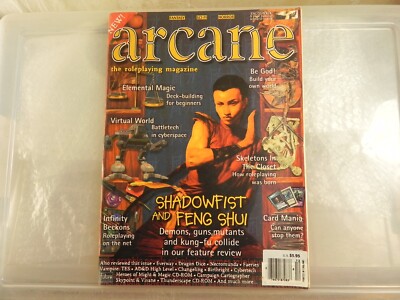 Arcane The Roleplaying Magazine #1 UK, 1995 UK Very Rare!  88 pages
