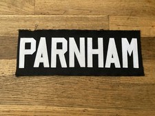 PARNHAM Game Used Worn Ottawa Senators Black Jersey Nameplate