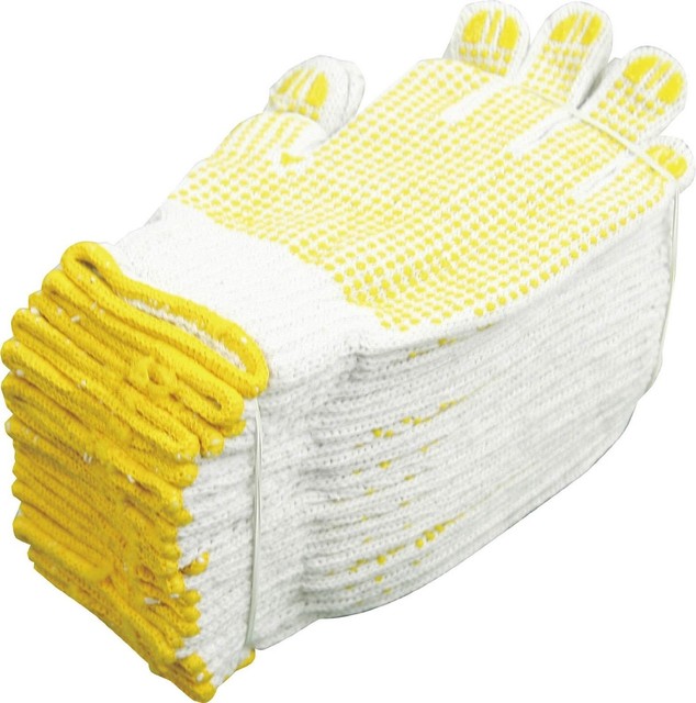 Japanese Work Cotton Gloves Nonskid Gunte One Dozen 12 Pairs Working Garden 262 for sale online