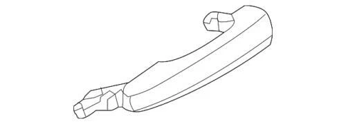 Genuine Land-Rover Handle Outside LR106806