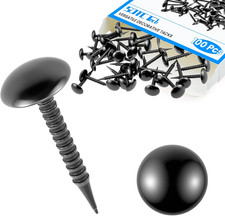 100-Pack Mini round Head Furniture Thumb Pushpins Black Decorative