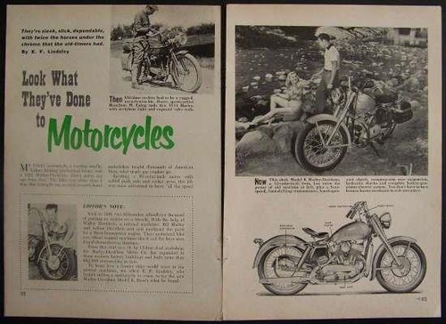 1952 Harley Davidson Model K Big Twin Review pictorial