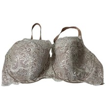 ThirdLove 24/7 Lace Balconette Bra Tan Ivory Sz 42D