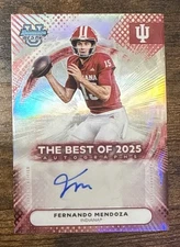 2025 Bowman's Best U Fernando Mendoza The Best of 2025 Auto Indiana Autograph