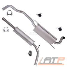 AUSPUFFANLAGE SCHALLDÄMPFER FÜR VW POLO 6N 6N2 1.0 1.4