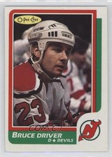 1986-87 O-Pee-Chee Bruce Driver #19 t4m