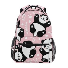 Zaino scuola rosa Panda per ragazzi Borsa da viaggio per bambini