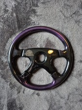 Custom Ifra Steering Wheel - Custom Painted Purple Metallic Finish 350mm Custom Ifra Steering Wheel - Custom Painted Purple Metallic Finish 350mm
