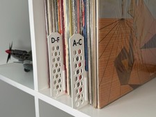 Vinyl Record Dividers A-Z, Alphabetical Shelf Organisers for LP, Books  Media