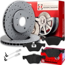 Zimmermann SPORT-BREMSSCHEIBEN + BEL&Auml;GE VORNE f&uuml;r MERCEDES W210 R170 W208