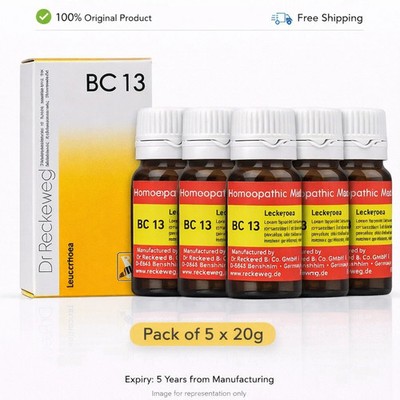 Dr Reckeweg BC 13 Tablets 20g Homeopathic General Wellness Support 5 Pack
