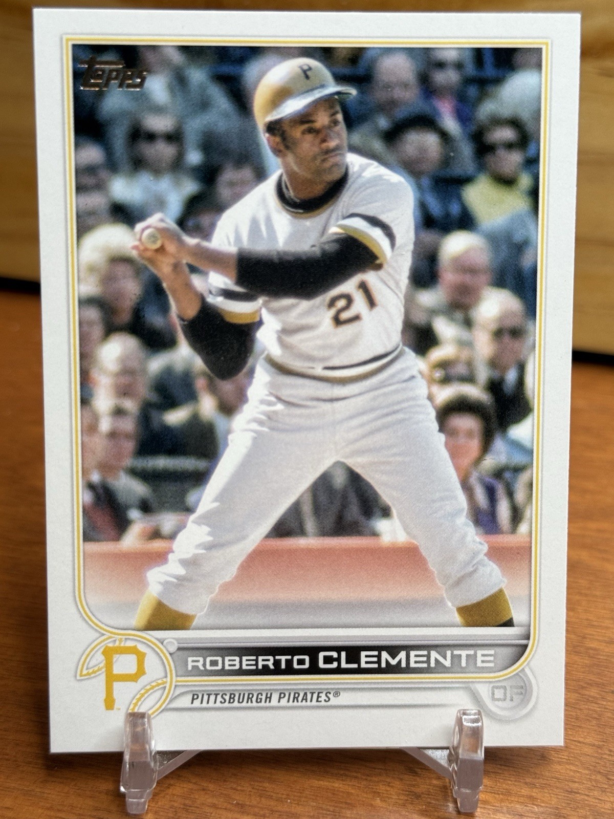 Roberto Clemente 2022 Topps Update Short Print Photo Variation #US21 Pirates SP