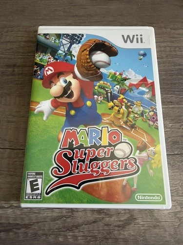 Mario Super Sluggers Nintendo Wii Video Game Baseball Sports E Rated