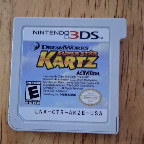 DreamWorks Super Star Kartz Nintendo 3DS Game Activision NTSC E 2011