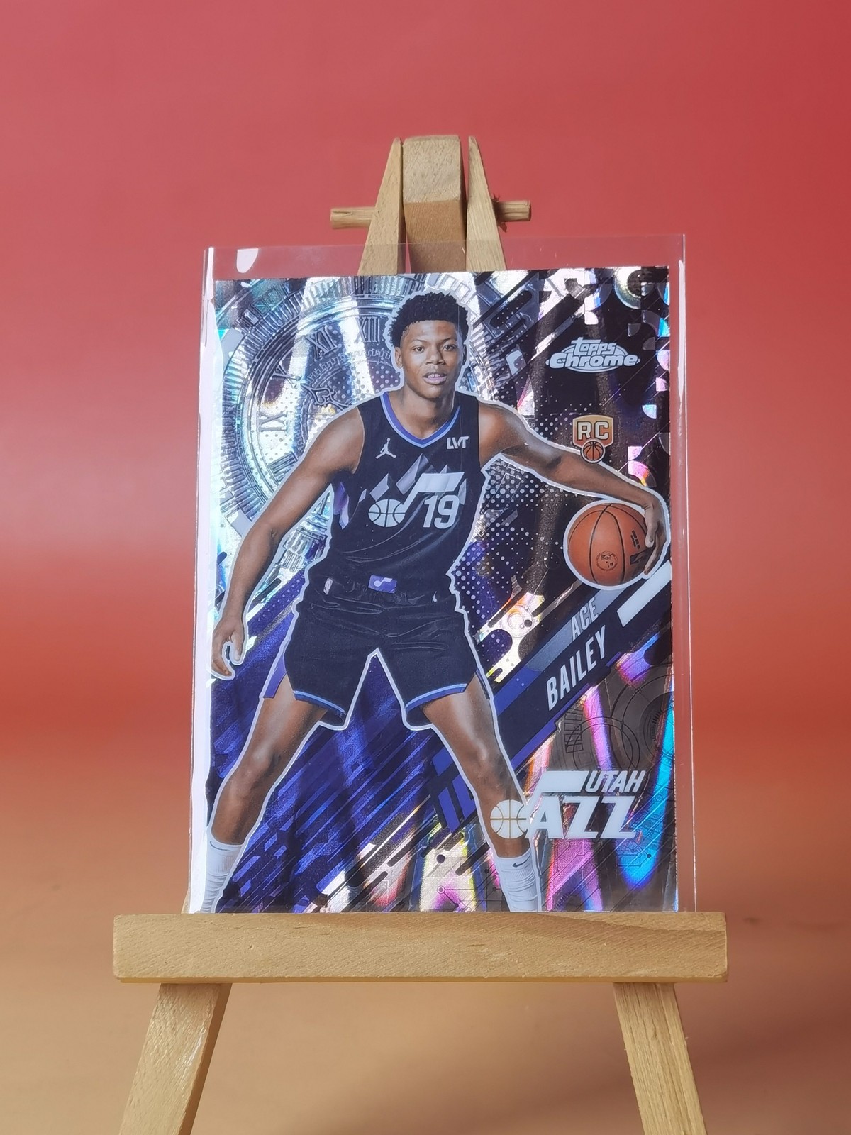 2025-26 Topps Chrome Ace Bailey Go Time RC RayWave Refractor #GT-20 Jazz