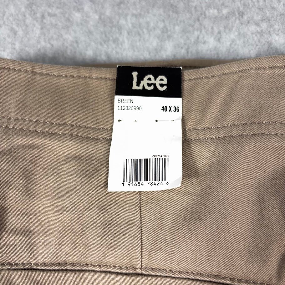 Lee  Pants Mens Fits 40x35 Tan Performance Series Extreme Comfort MVP Straight thumbnail 4