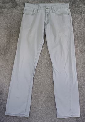 Levi's 514 Chino Jeans Herren W32 L32 hellgrau Regular Straight Fit Hose