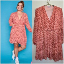 Little Party Dress Dress Size 22 Kiara Red Midi Paisley Pockets