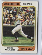 1974 Topps Washington team card variation #226 - Ex - S3892