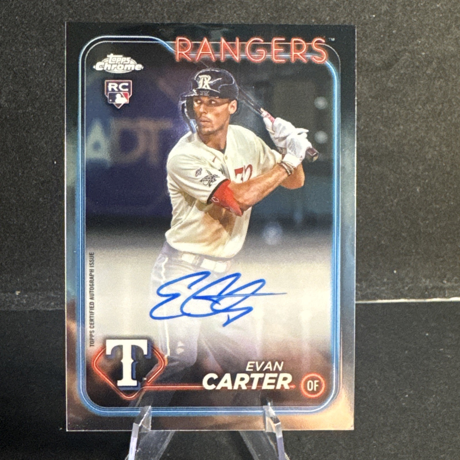 2024 Topps Chrome EVAN CARTER Rookie Autograph AUTO #RA-EC RC