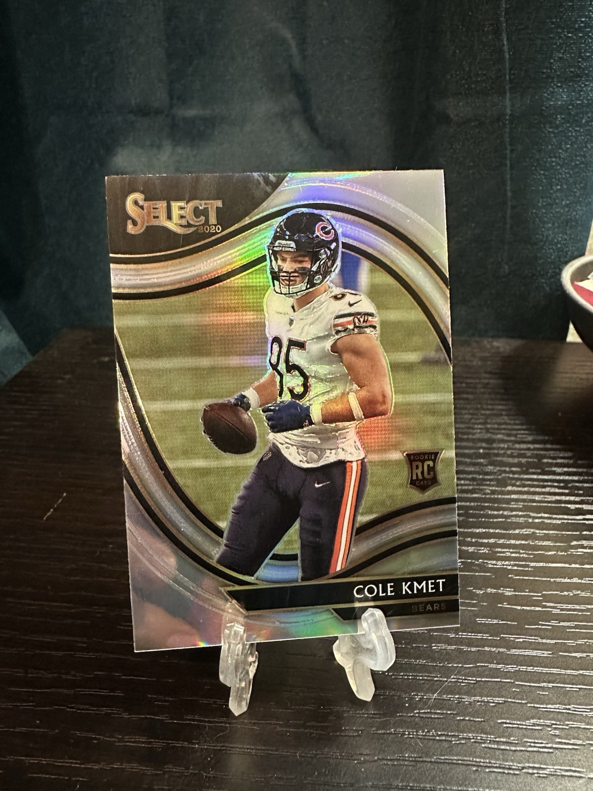2020 Panini Select Cole Kmet Field Level #374 Silver Prizm SP RC Chicago Bears
