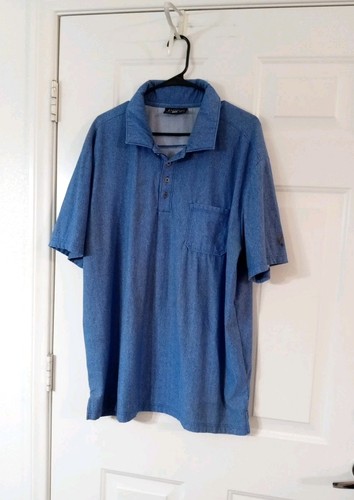 Melaleuca Men’s Polo Shirt Short Sleeve 2XL Blue