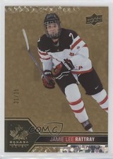 2022 Team Canada Juniors Gold Dots Foilboard 21/25 Jamie Lee Rattray #64 au7