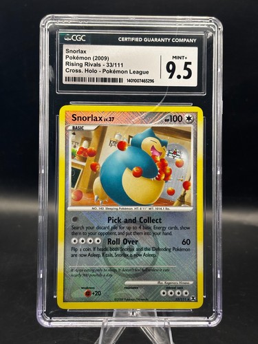 Snorlax graded CGC 9.5 for sale on eBay