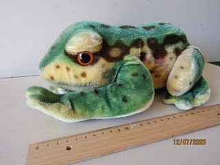 Rana Steiff Froggy lunga 30 cm con voce solo 1959 1964 rara!