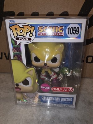 Funko Pop! Plus: Sonic the Hedgehog - Super Sonic with Emeralds (Flocked)  #1059
