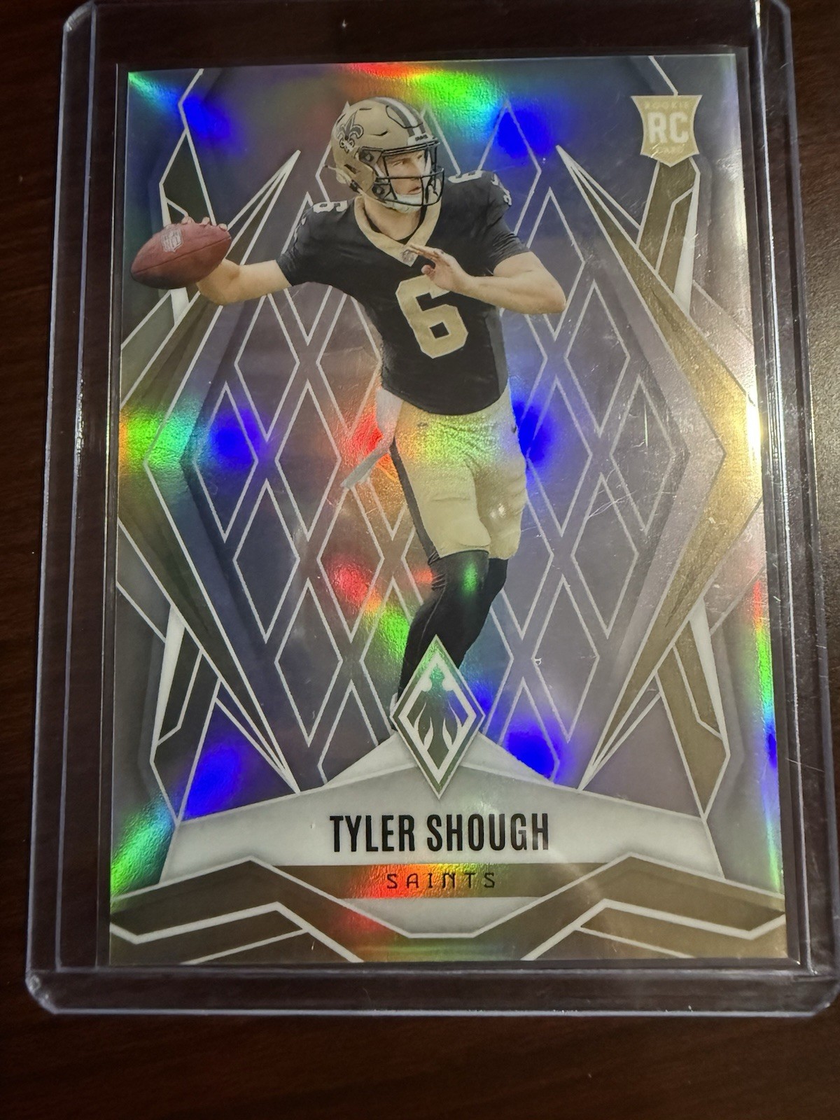 Tyler Shough Silver Holo Rookie Card 2025 Panini Phoenix #169