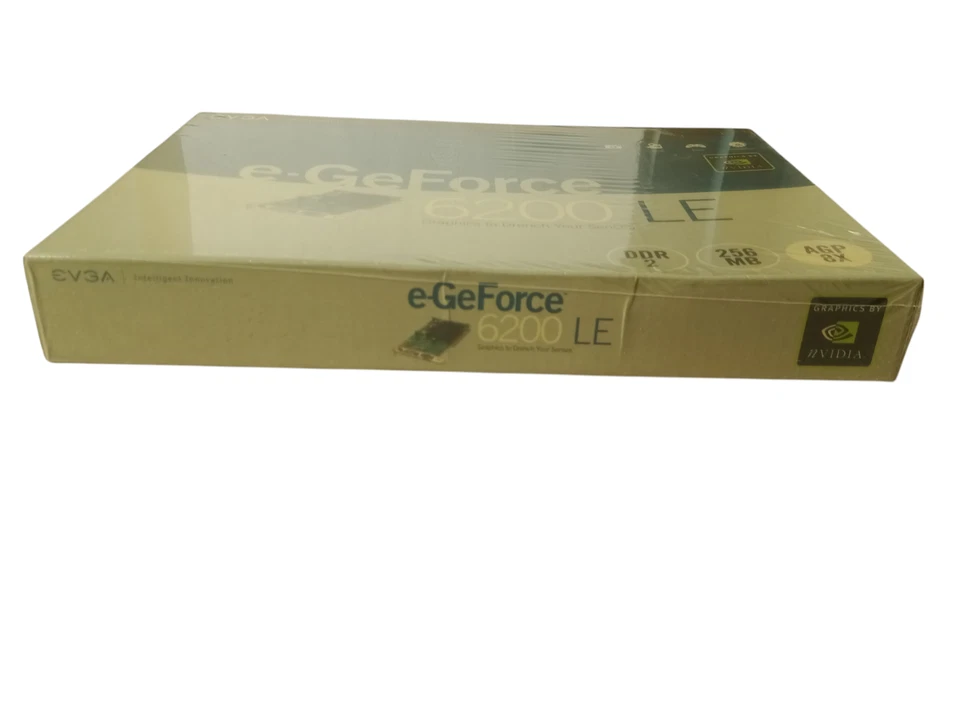 EVGA e-GeForce 6200LE 256MB DDR2 TV-Out DVI-I VGA AGP 1.0x16 Video Card New/SiOP - Image 3 of 4