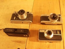 Konv 4 KB Kameras: FED 2 / KODAK instamatic500 / FUJICA rapid S2 / Pentacon K16