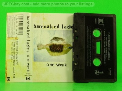 BARENAKED LADIES ONE WEEK (116) 2 Track Audio Cassette REPRISE
