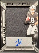 2025 Panini Black Jack Bech Sizable Signatures RC Auto Patch /99 Raiders