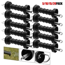 5-20pcs Heavy Duty Electric Fence Gate Handle Fencing Internal Spring Arch Hooks