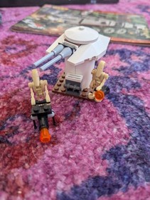 LEGO Star Wars: Clone Turbo Tank (7261-1) with Minifigs, Box, and Instructions.