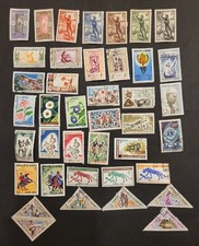 DAHOMEY- LOT OF 39 SINGLES - ALL HINGED - USED/UNUSED