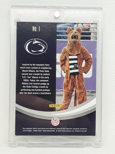 Nittany Lion Mascot 2016 Penn State Team Collection - Black (03/10) - Picture 2 of 2