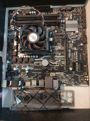 Asus Prime A320M-A Motherboard + AMD Ryzen 3 3000G + Blende