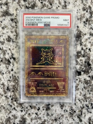 Mint Ancient Mew Holo 2000 Pokémon TCG Movie Promo Card PSA 9